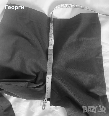 Тъмно сив панталон тип "клин", H&M, р-р 40, снимка 7 - Панталони - 54100548