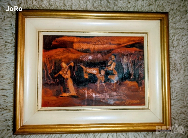 Методи Душков-"Мъжки времена" прекрасна картина от автора. 