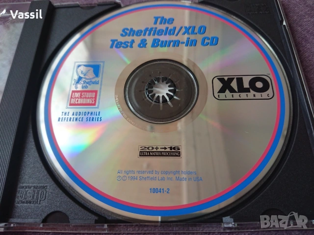 Sheffield XLO Test and Burn-In CD made in USA тестов компакт диск audiophile, снимка 2 - CD дискове - 47066665