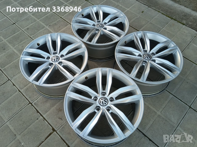 Джанти 18" 5х112 Фолксваген Р лайн Дартфорд 5x112 VW Rline Dartford , снимка 6 - Гуми и джанти - 53697161