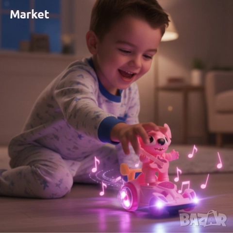 Светеща количка със Stitch – играчката, която движи въображението