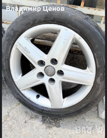 Гуми с джанти Ауди Sline 17, снимка 2 - Гуми и джанти - 52813874