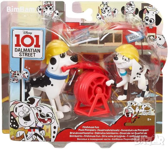 Комплект кученца 101 Далматинци - 2 кученца с пожарен кран / Disney , снимка 8 - Фигурки - 45354325