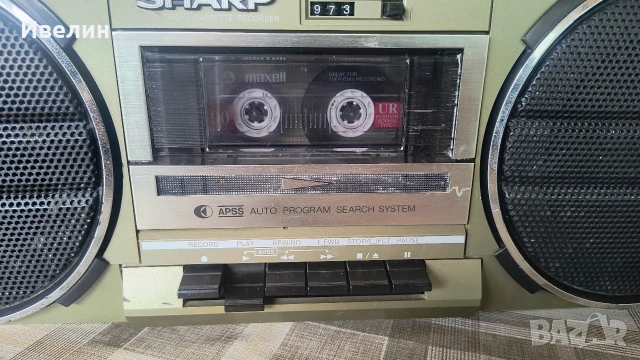 продавам ретро касетофон SHARP GF-5757, снимка 3 - Радиокасетофони, транзистори - 54233423