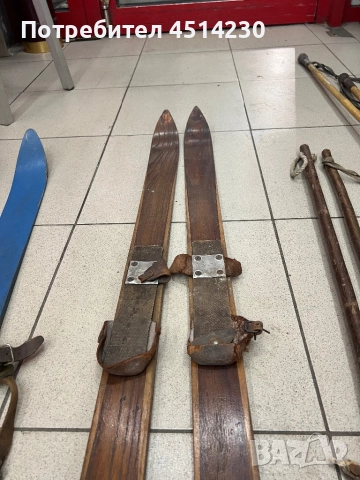 дървени ски, снимка 2 - Зимни спортове - 52879566