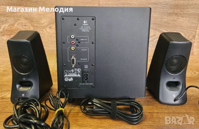 Компютърни колони Logitech Z523 2.1 Мощна аудио система с 360-градусов звук. , снимка 10 - Тонколони - 54192766