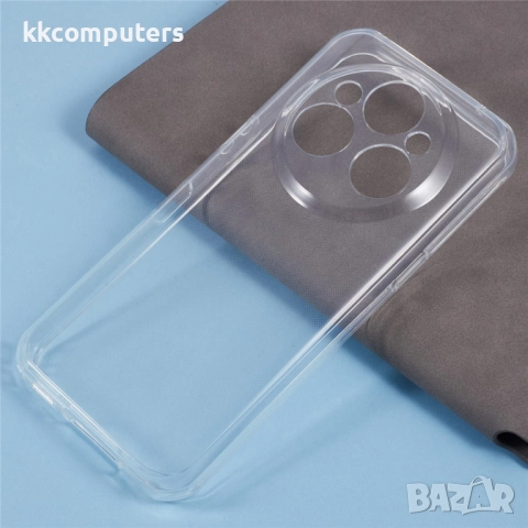 Калъф с протектор за Oukitel WP35 – мек TPU удароустойчив калъф, прозрачен или черен, снимка 4 - Резервни части за телефони - 52520565