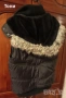 SISTER'S POINT Оригинал Нова Дамска Зимна Грейка с Качулка с Пух XS , снимка 6