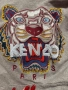 Спортна сива дамска  блуза суичър с качулка 100 % оригинална памук памучна Kenzo Кензо. , снимка 3