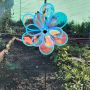 4752 Градинска вятърна въртележка с преливащи цветове, 75 см, снимка 7