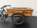 Ретро количка на уличен продавач на риба. №7831, снимка 3