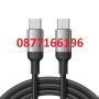 Захранващ кабел Type C към Type C S-10, снимка 1 - USB кабели - 45992646