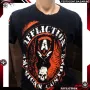 Мъжка тениска AFFLICTION American Customs Garage Built Black Orange S Small, снимка 9