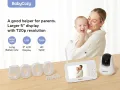 Babycozy Video Бебефон с камера и аудио 5" 720P дисплей 5000mAh, снимка 2