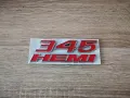 345 HEMI червена емблема, снимка 4