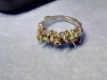 НЕВЕРОЯТНО КРАСИВ СРЕБЪРЕН АРТ ПРЪСТЕН СРЕБРО 925 ХУДОЖЕСТВЕНА РЪЧНА МАЙСТОРСКА ИЗРАБОТКА 49314, снимка 5