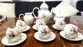 старинен немски фин порцелан чаши за кафе, снимка 2
