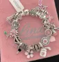 Талисман PANDORA Beaded Open Heart, снимка 2