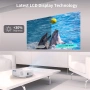 ZOOMCAT 1080P Full HD LED LCD проектор, 5G WiFi Bluetooth, HDMI,,поддържа Fire Stick, смартфон, PS5, снимка 2