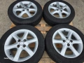 Лети джанти 15ки 4х100 Toyota + летни гуми 195/60/15 Semperit, снимка 2