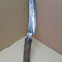 Стар Ръчно Кован Нож За Сено., снимка 3 - Антикварни и старинни предмети - 45687548