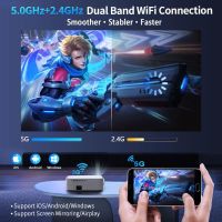 4K Full HD 1080p LED проектор с WiFi Zenwire YG550 , снимка 13 - Плейъри, домашно кино, прожектори - 45125000