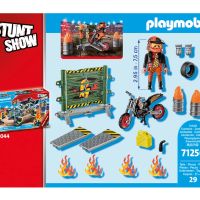 Playmobil - Стартов пакет: Каскадьорско шоу мотор с пожарна стена, снимка 2 - Конструктори - 45559971