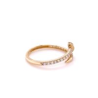 Златен дамски пръстен Cartier 1,56гр. размер:56 14кр. проба:585 модел:23684-3, снимка 3 - Пръстени - 45735522