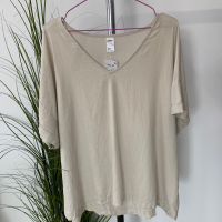 Дамска блуза от лен в размер 2ХЛ, нова с етикет, снимка 1 - Тениски - 44994613