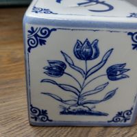 Касичка Delft Blue Delfino, Holland. Размери 10/10/10 см. , снимка 12 - Декорация за дома - 45091203