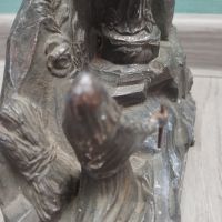 Стара метална статуетка, снимка 3 - Други ценни предмети - 45494825