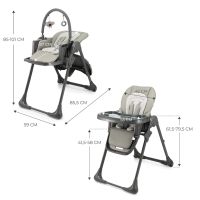 Бебешко Столче за хранене Kinderkraft Tummie, снимка 10 - Други - 45484439