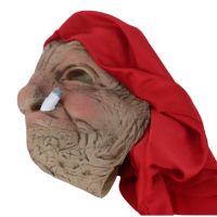 Латексова маска,забавна пушеща баба стара нана, снимка 6 - Други - 46103860