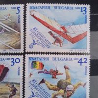 1989 г. Въздушни спортове . България., снимка 3 - Филателия - 45384513