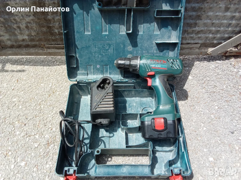 винтоверт BOSCH с куфарче и зареждачка, снимка 1