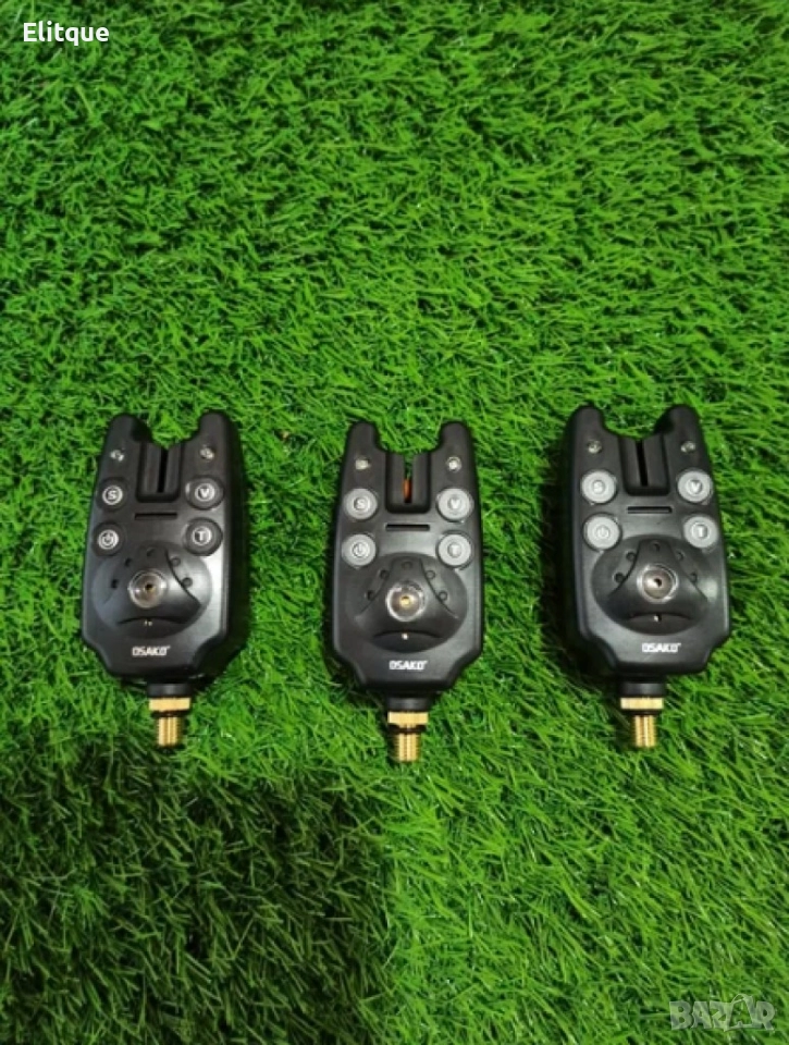 Комплект безжични водоустойчиви сигнализатори 3бр с батерии и куфар Osako, снимка 1