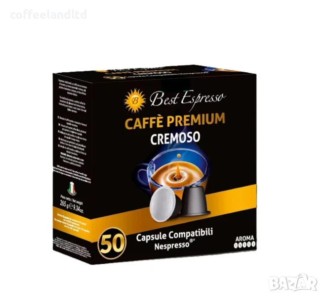 Кафе капсули NESPRESSO 50 бр. /СЪВМЕСТИМИ/ - CREMOSO , снимка 1