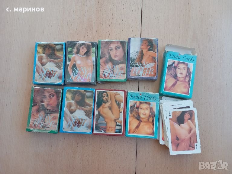 Еротични карти за игра 9 бр.тестета по54 карти, снимка 1