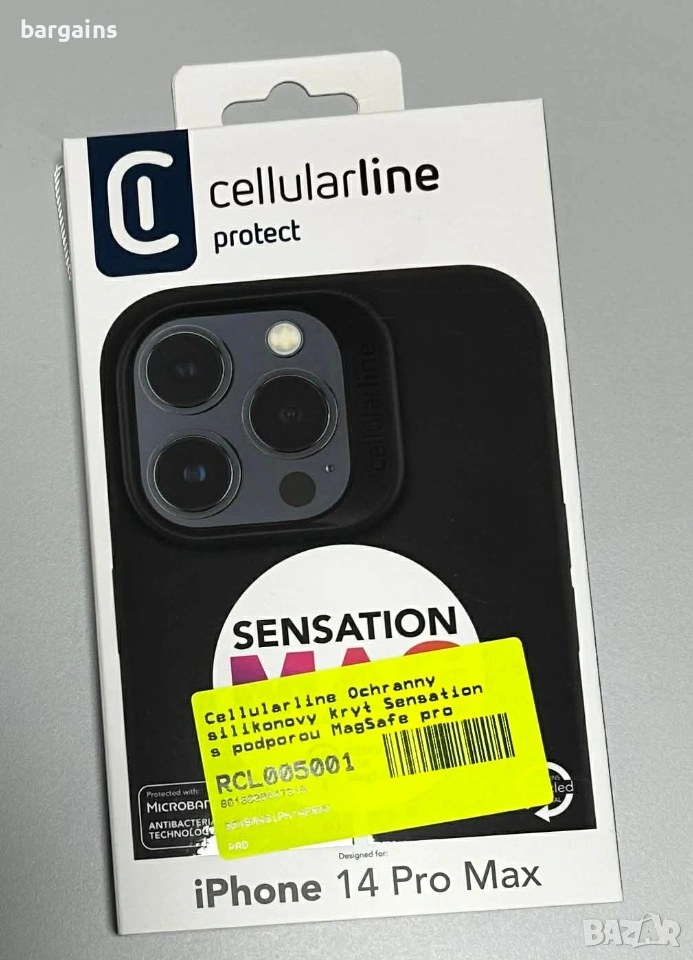 Cellularline Sensation Mag Case for iPhone 14 Pro Max, снимка 1