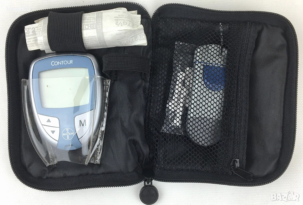 ГЛЮКОМЕР Bayer Ascensia Contour + Подарък BMI ролетка, снимка 1