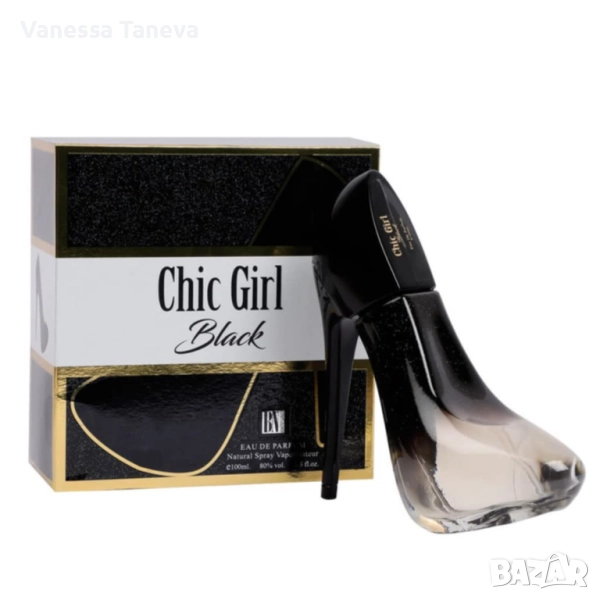 Дамски парфюм:Chic Girl Black 100ml, снимка 1
