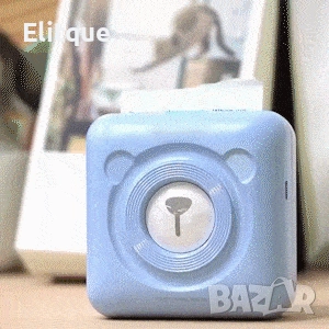 Преносим фотопринтер, използващ термичен печат (без касета с мастило) , снимка 1