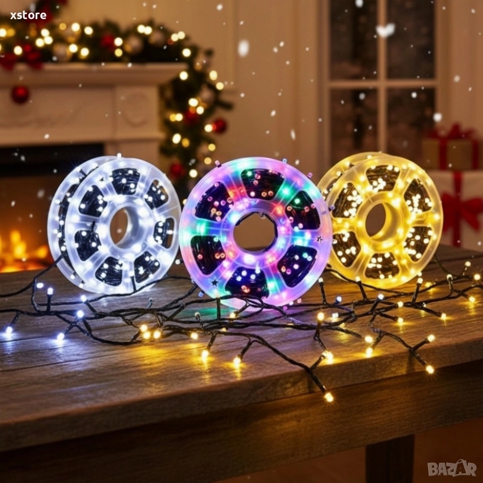 Водоустойчиви Коледни Led лампички Звездно небе , снимка 1