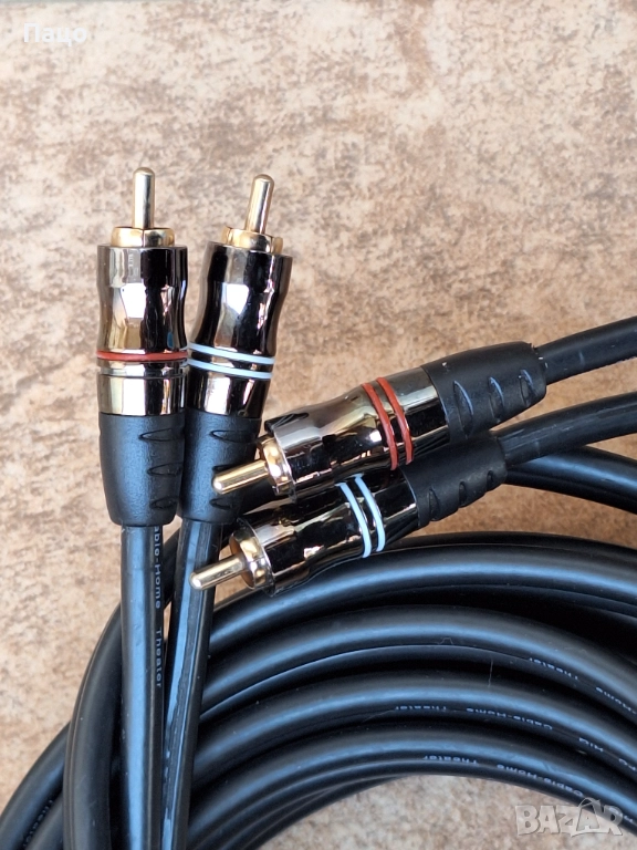 OFC HQ  Stereo Audio Cable Gold 5m, снимка 1