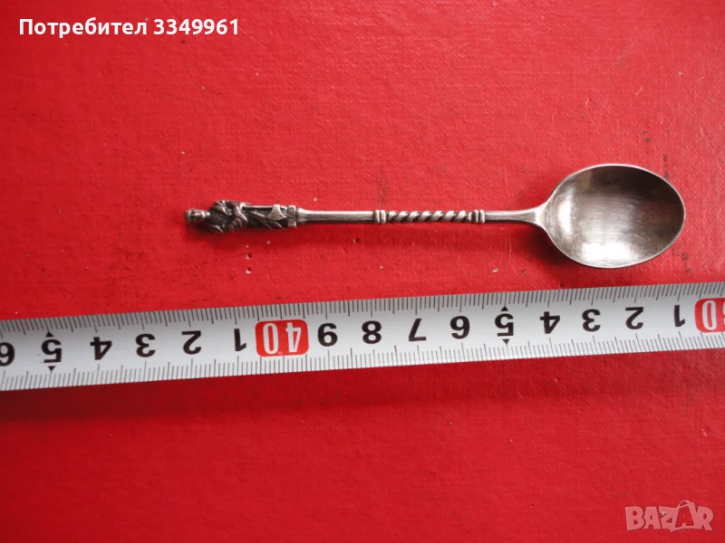 Колекционерска посребрена лъжичка 3, снимка 1