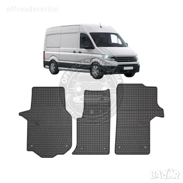 Полски Гумени стелки за бус VW CRAFTER 2 Gen след 2017 година, снимка 1