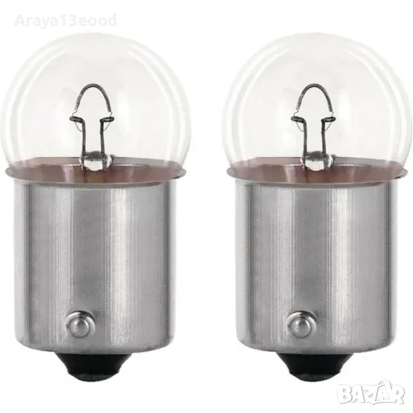 Комплект автомобилни крушки Formula 1 за задни светлини и др. SL106 - 2 x R10W, 12V, 10W, снимка 1