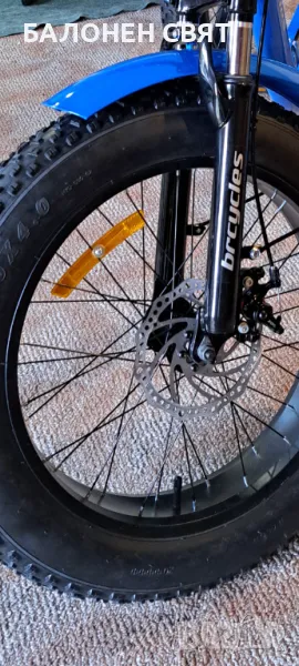 Промоция Ваканция Лято'25 Нов Продукт с 4 цола гуми Триколка 6 скорости 200 кг FAT TIRE, снимка 1