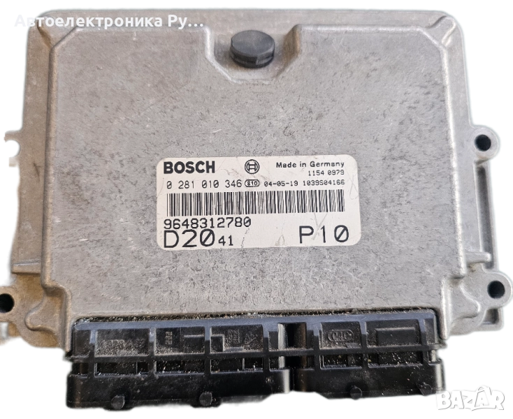 КОМПЮТЪР ДВИГАТЕЛ CITROEN JUMPER,FIAT DUCATO,PEUGEOT BOXER BOSCH-0 281 010 346 / 0281010346 , снимка 1
