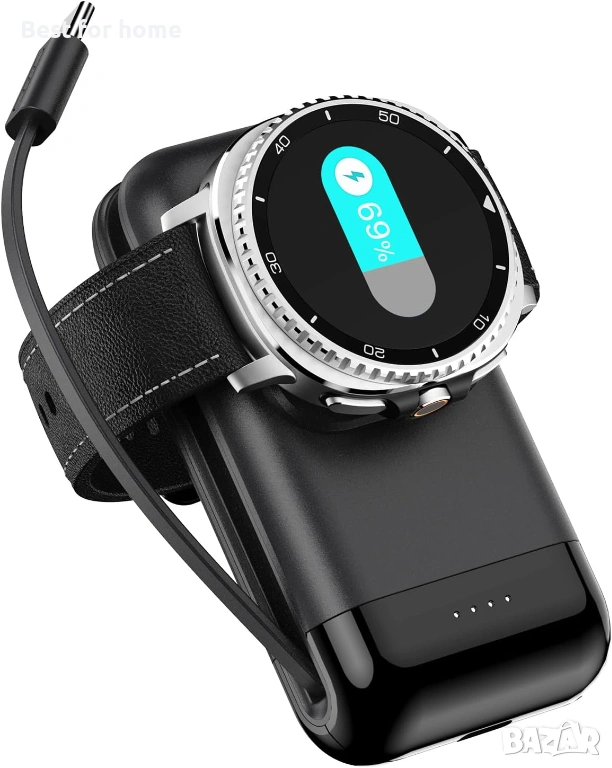 2 в 1 преносимо зарядно за Galaxy Watch 8/8 , снимка 1